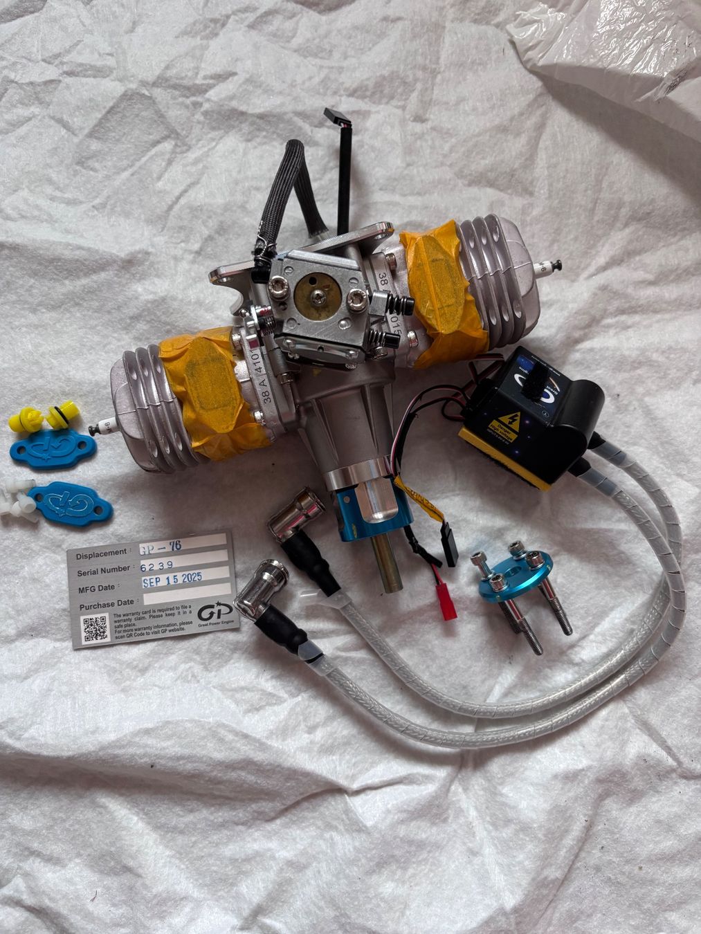 Modellismo RC: Moteur essence 2 temps GP76 - Great Power Engine – Usato da Genève venduto da Sabgoblin