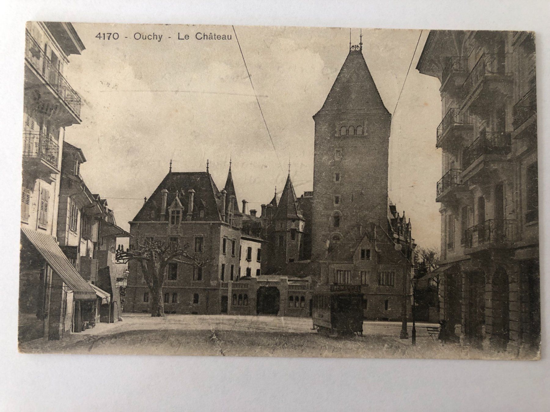 Ansichtskarten: Ouchy - Le Chateau  - Tram 1909 – Gebraucht aus Pfäffikon ZH von Waltoversand