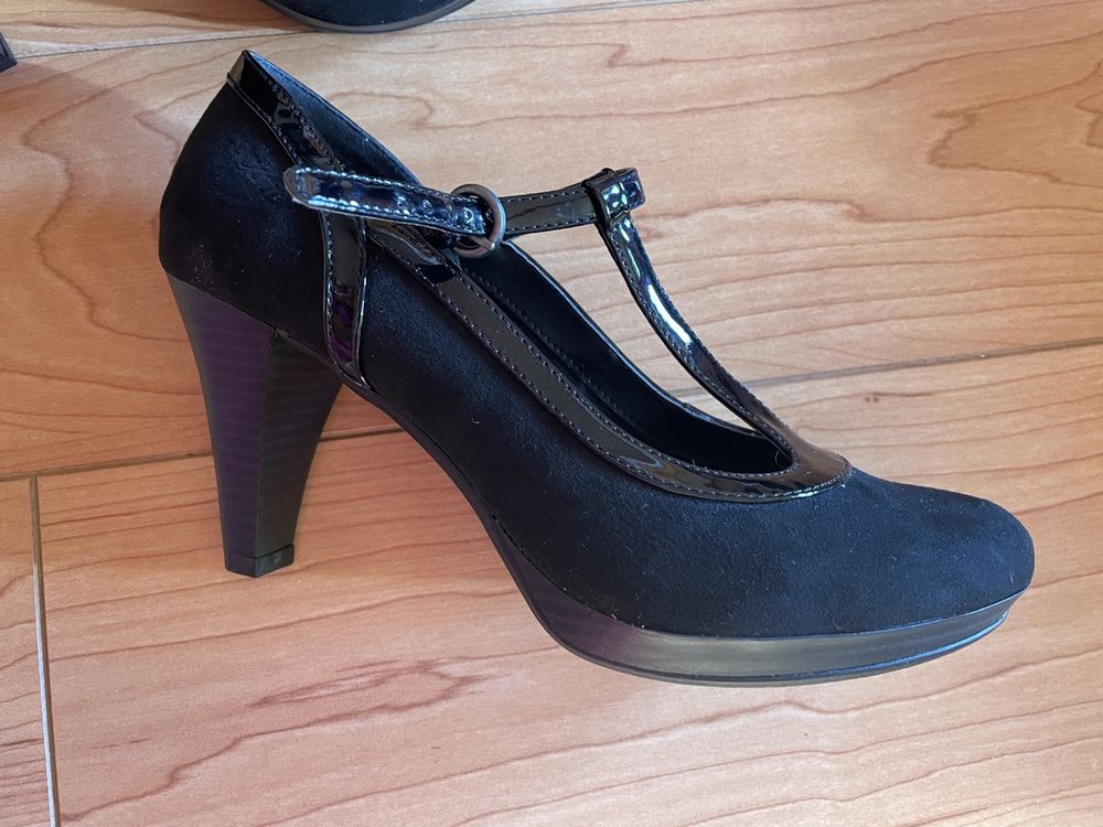 Escarpins TSUBO SHALA Chaussures à Talon Femme 100% CUIR Bout Ouvert ORIGINAL