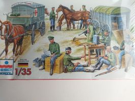 Pferde convoy der deutschen Wehrmacht, Bausatz von Esci 1/35
