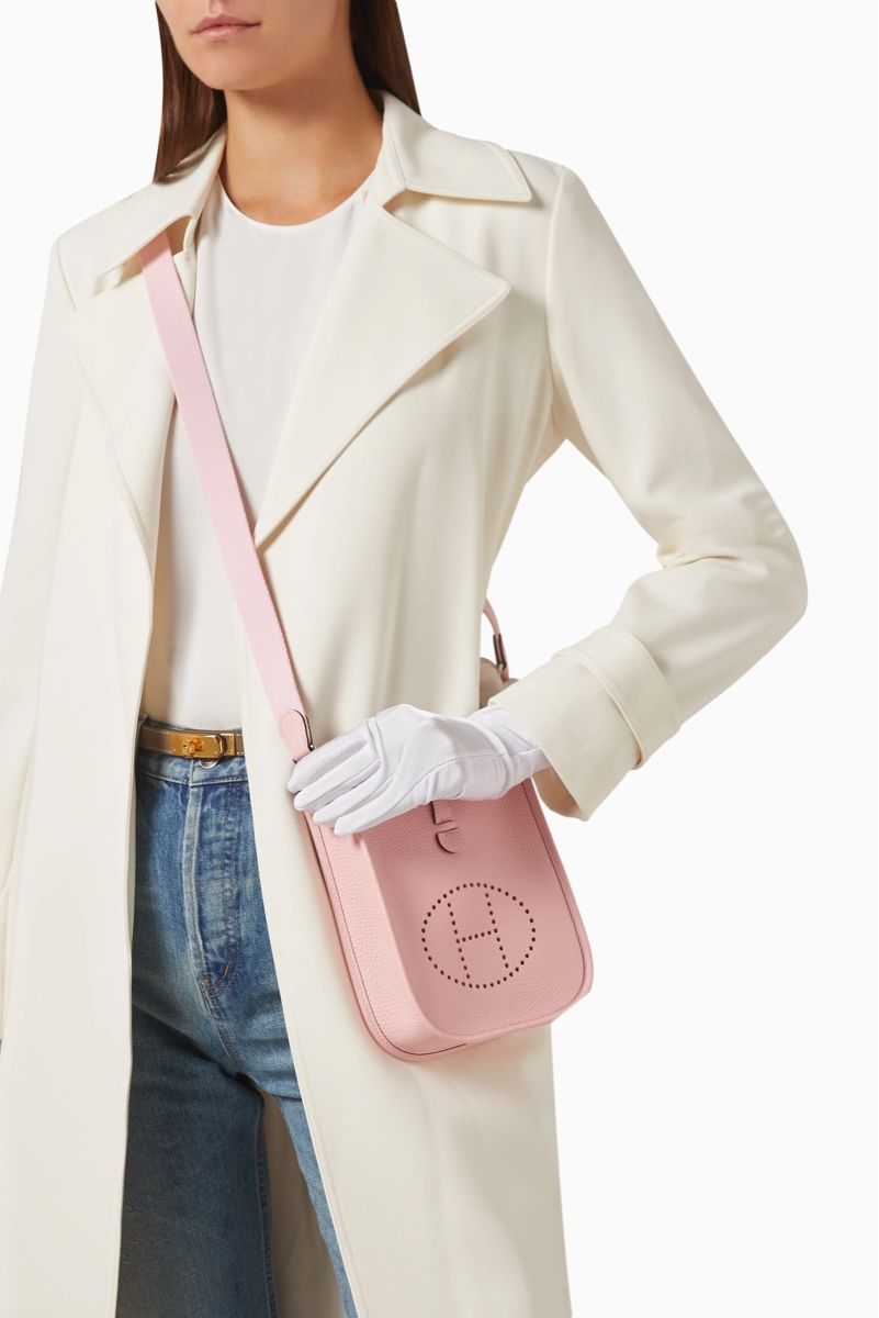 Hermès Borse da donna: New Hermes Evelyne TPM Rose Sakura – Nuovo e nell'imballaggio originale da Nyon venduto da My_wardrobe 1