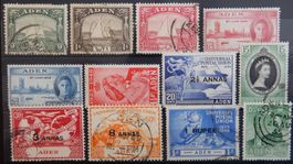ADEN British Lot mit alten Werten I