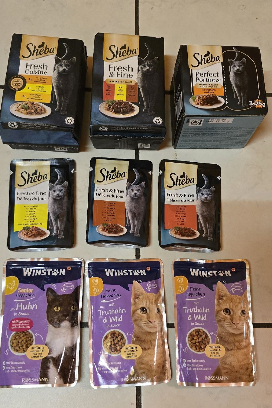 Nourriture: Katzen-Nassfutter Sheba & Winston  – Neuf (Voir description) à Hüttikon par Sybille91
