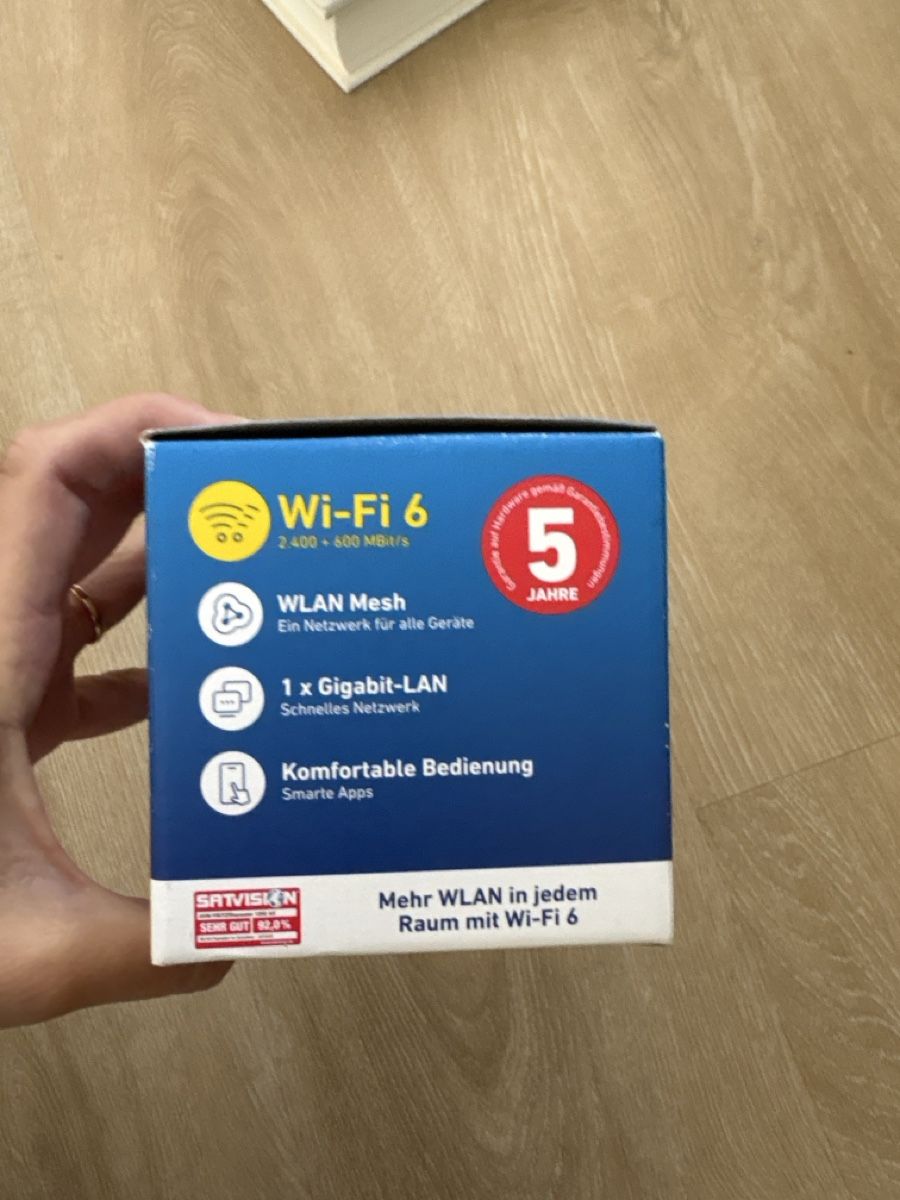 Amplificatori: FRITZ! Repeater 1200 AX WLAN Mesh neu – Nuovo e nell'imballaggio originale da Arth venduto da Natali10 1