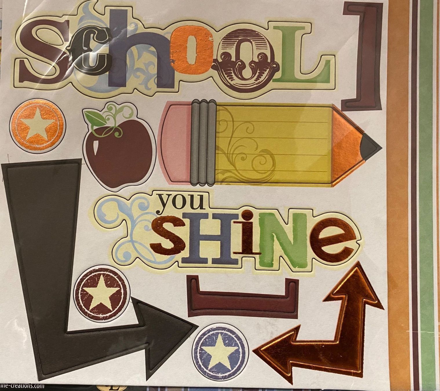 Sonstiges zum Basteln & Handarbeiten: Scrapbook Paper Kit Mit Chipboard-School – Neu und originalverpackt aus Wichtrach von Mona1994 1