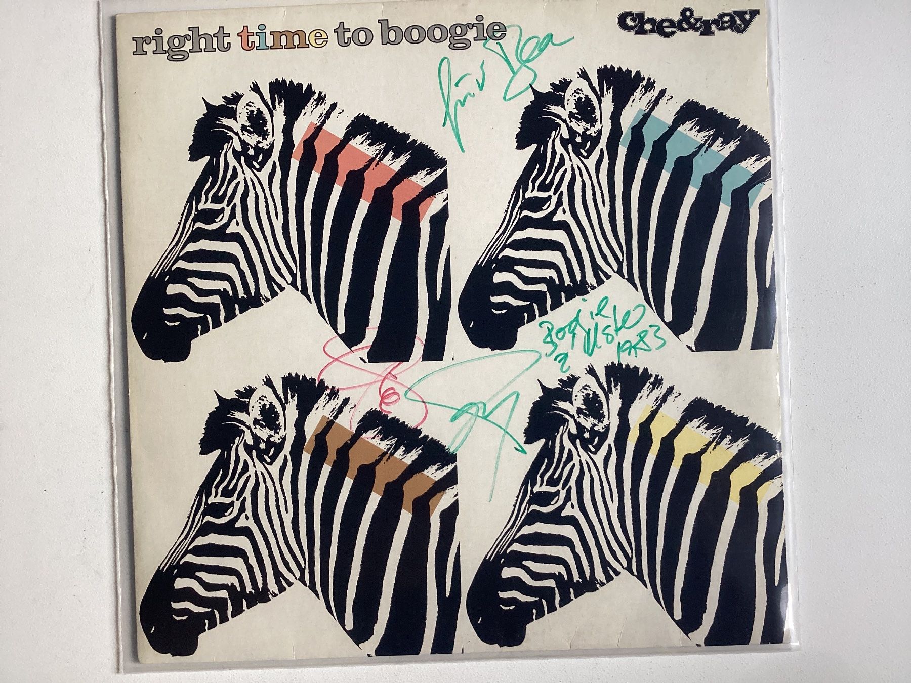Dischi in vinile: Che & Ray LP - Right Time To Boogie (Mit Autogramm) – Usato da Gutenswil venduto da Hamzian