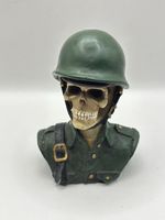 Skull Army bust