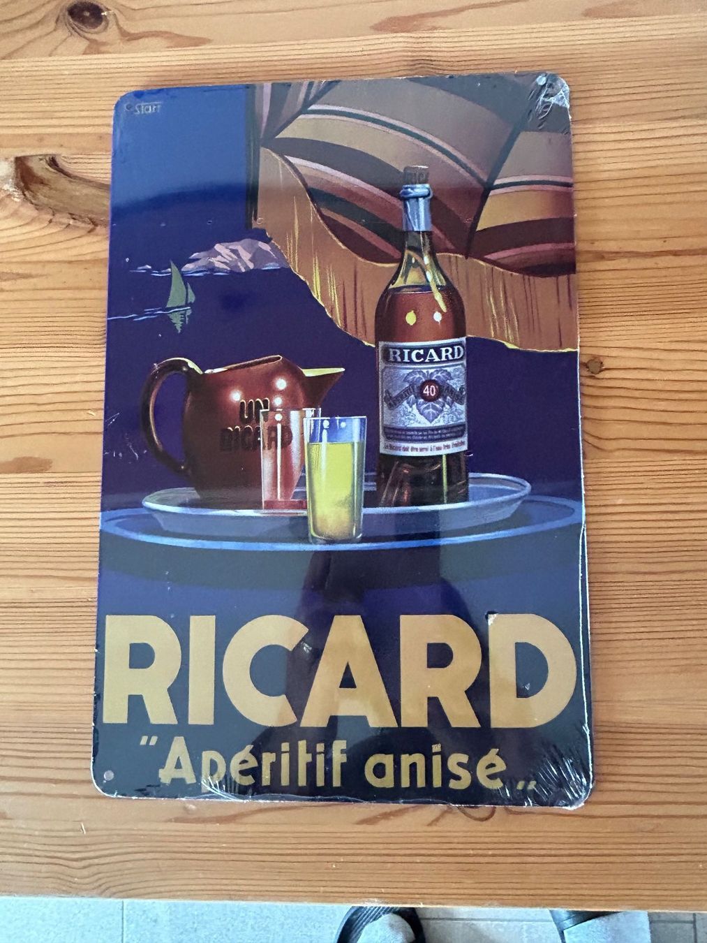 Insegne: Kleines Blechschild "RICARD" – Usato da Eschenz venduto da glaro14 3