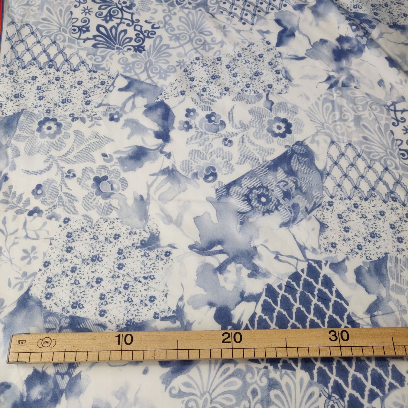 Tessuti: Ital. Batist Baumwolle 1.5x1.40m Patchwork blu – Nuovo (secondo la descrizione) da Lufingen venduto da Voyager7 8