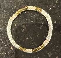 Armband, weiss/goldfarben, Top Zustand!