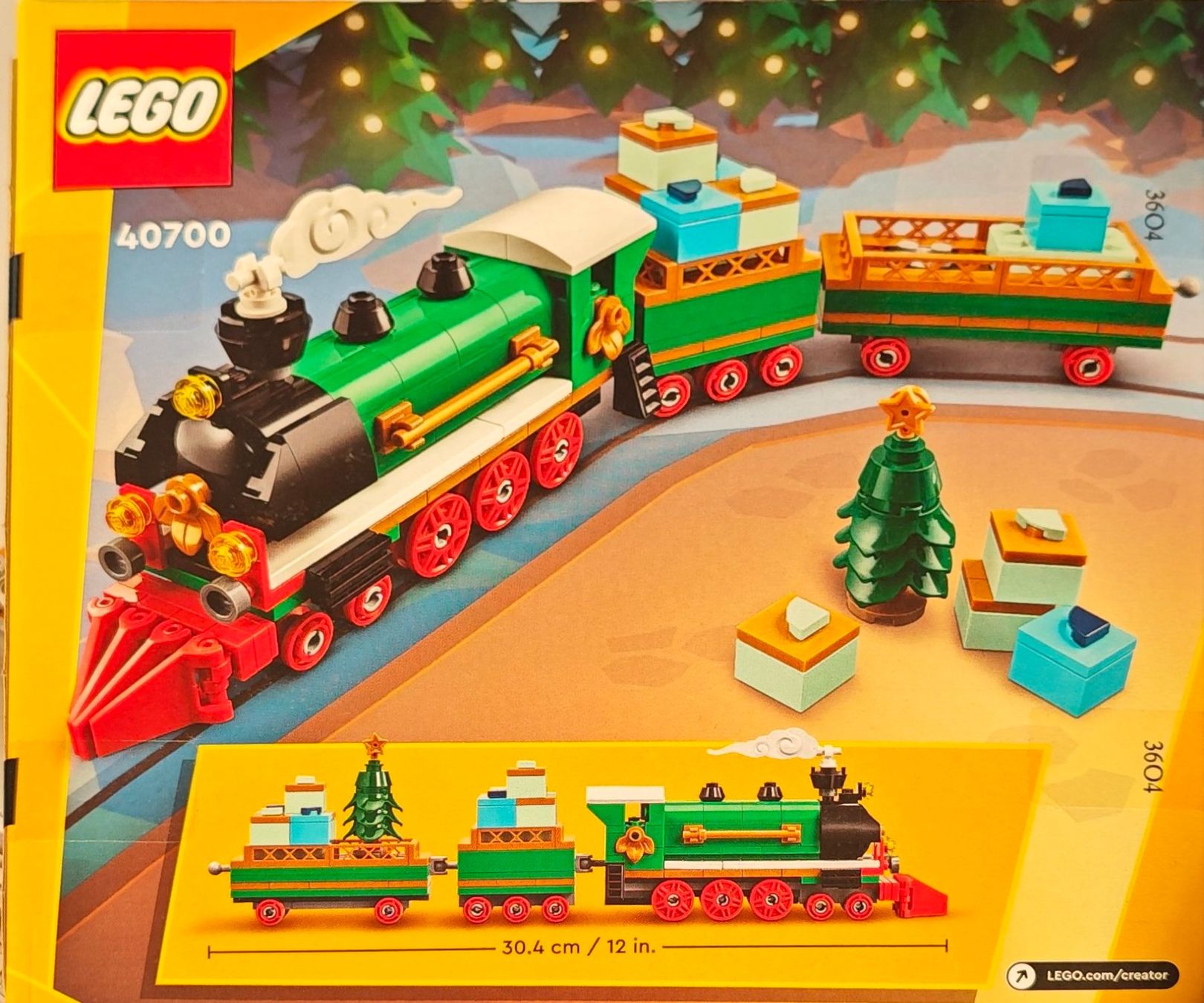 Lego Kit di costruzioni: Lego 40700 Creator Winter Holiday Train NEU/OVP – Nuovo e nell'imballaggio originale da Pfaffhausen venduto da seppentony