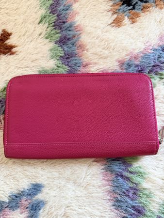 Portefeuille Longchamp en cuir 