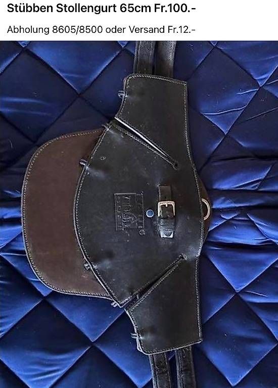 Selle & Accessori: Stübben Kurzgurt 65cm Leder – Usato da Lanzenneunforn venduto da vario714