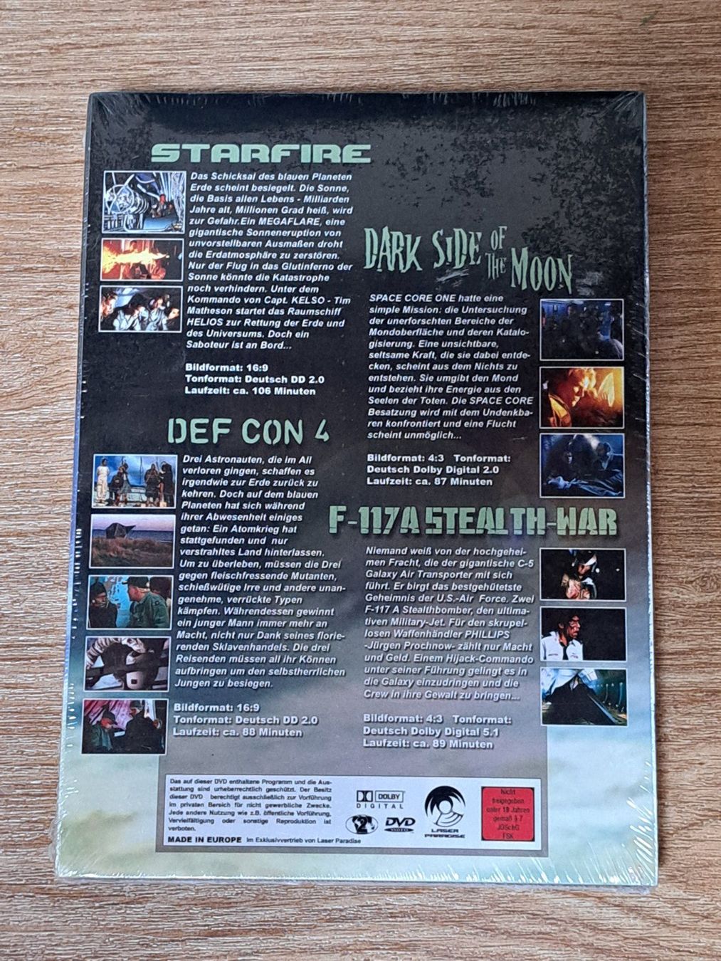 Tutti i DVDs: DVD SCI-FI Edition, Boxset mit 4 Filmen, Science-Fiction – Nuovo e nell'imballaggio originale da Unterseen venduto da Kanica 1