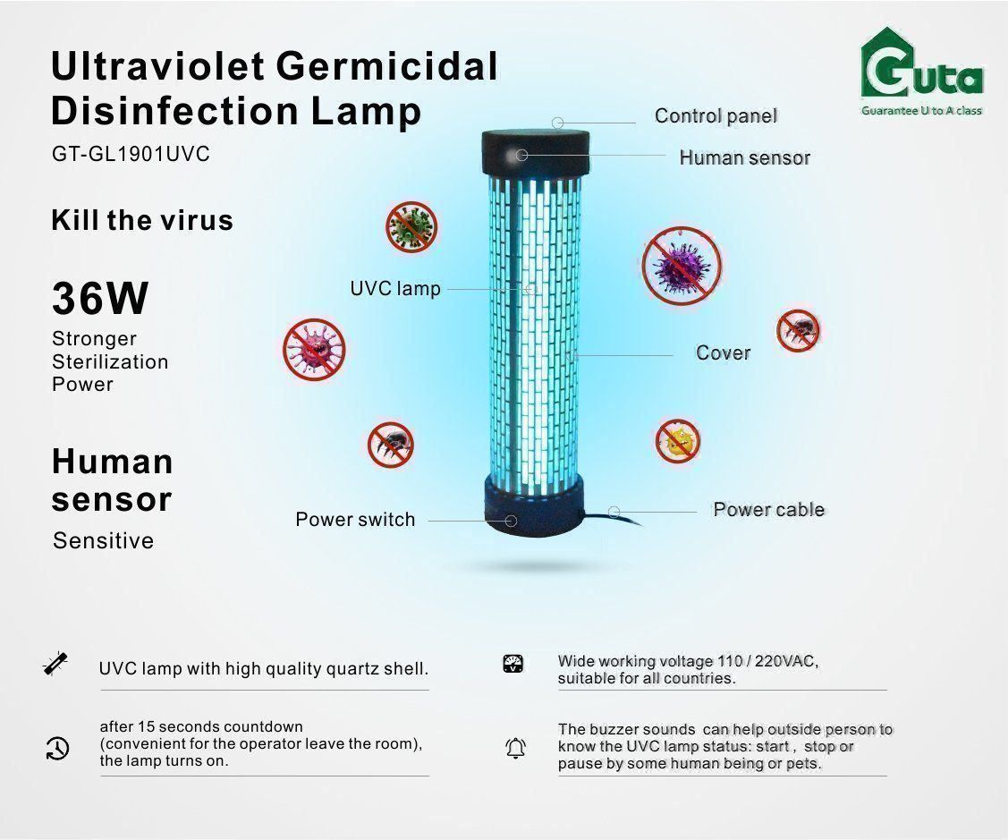 Purificatori d'aria: UVC Desinfektionslampe – Nuovo e nell'imballaggio originale da Cordast venduto da Suisseheinz