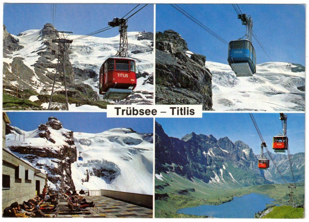 Cartes postales: Engelberg - 4 Bild AK Titlis – D'occasion à Binningen par Mountainrider