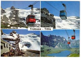 Engelberg - 4 Bild AK Titlis