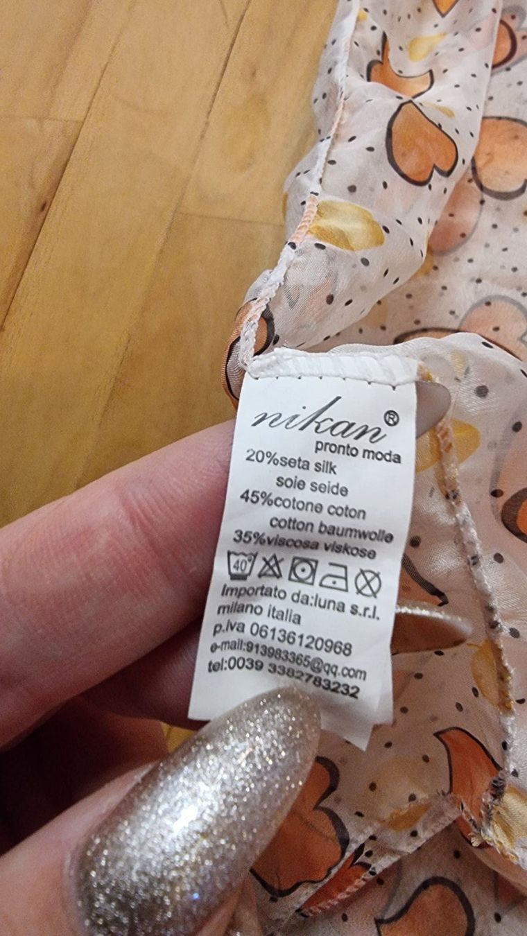 Foulards, Tücher & Schals: 🌺Rundschal mit Herzen🌺 – Gebraucht aus Wald ZH von CapLux 3