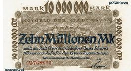 Essen 10 Mil. Mark 15.08.1923 VZ++