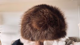 Elegante Pelzmütze (Fuchs)