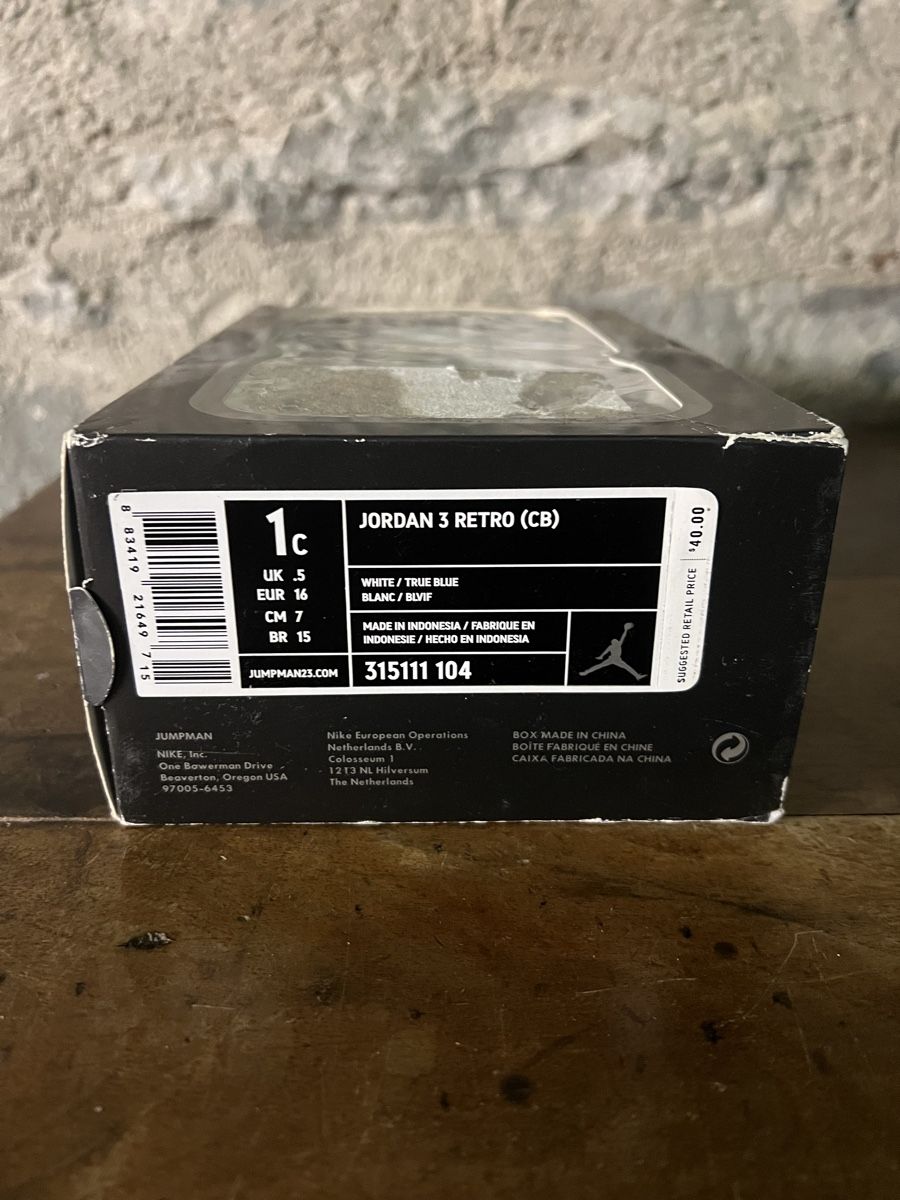 Scarpe per ragazzi: Air Jordan 3 baby – Nuovo e nell'imballaggio originale da Zürich venduto da Realvintagesale 3