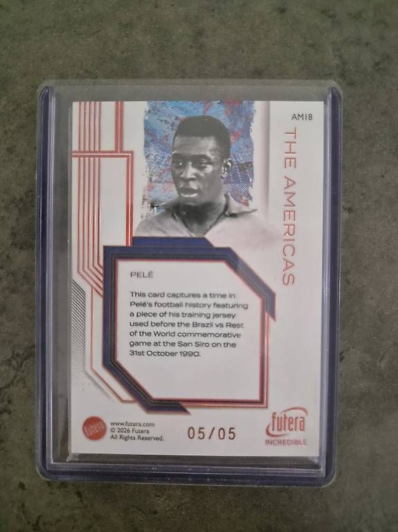 Cartes à collectionner: Futera Pelé Patch 5/5 – D'occasion à Seon par Passion4SoccerCards 1