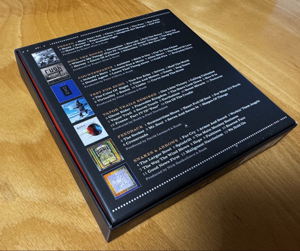 CD: CD Box Set Rush - The Studio Albums 1989-2007 – Nuovo (secondo la descrizione) da Zürich venduto da tomakomai 3