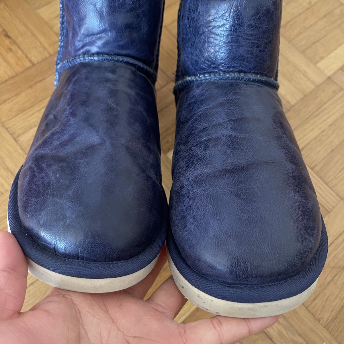 Ugg Scarpe da donna: UGG Boots Australia Leder dunkelblau Gr. 38 – Nuovo (secondo la descrizione) da Bern venduto da dek_7bjd 2