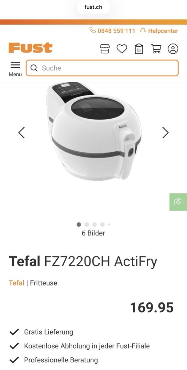 Tefal Elettrodomestici da cucina: Tefal ActiFry Airfryer – Usato da Zug venduto da Ratna 5