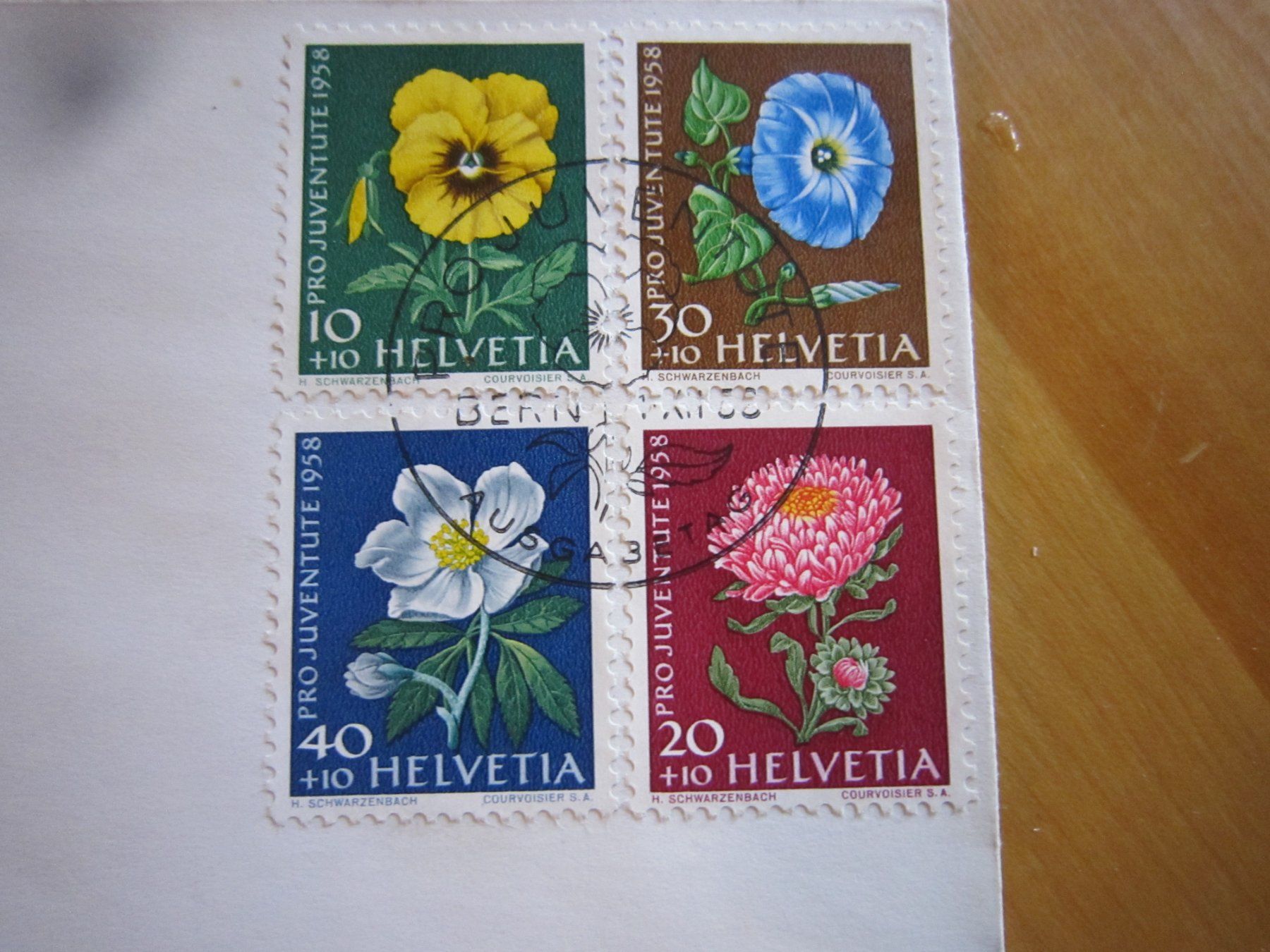 Tutti i francobolli: PJ 1958 FDC schöner Beleg – Usato da Gordola venduto da Polentaefung 2