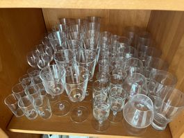 Diverse (Wein-, Bier- & co.) Gläser 100 Stk.
