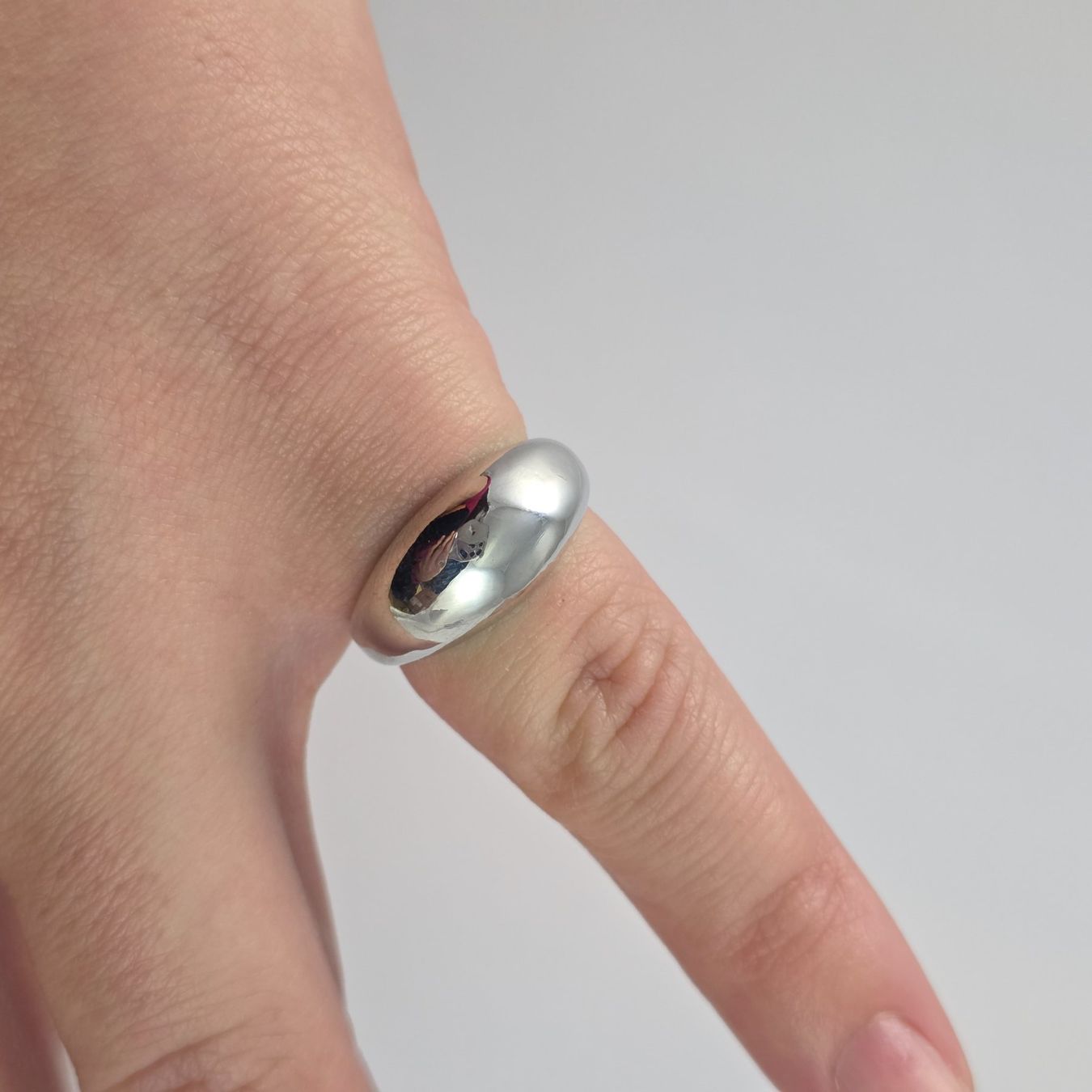 Ringe: Silberfarbener Metallring S minimalistisch 660 – Gebraucht aus Wald ZH von Martin79