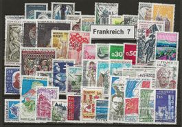 Frankreich 7, kleines Lot ab ca. 1954 - 1956 meist gestempel