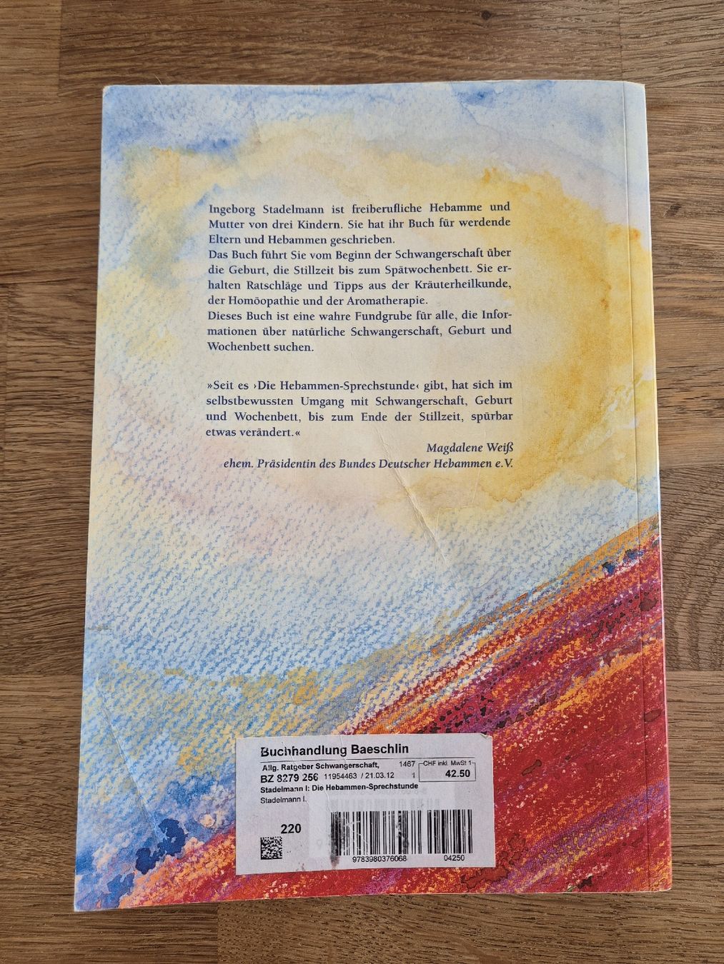 Bücher: Buch Die Hebammen-Sprechstunde Ingeborg Stadelmann – Gebraucht aus Amriswil von noe_z7wn 1