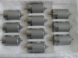 10 Stück Elektromotoren 9-24 Volt