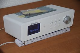 Lenco Unterbauradio weiss gebraucht in gutem Zustand