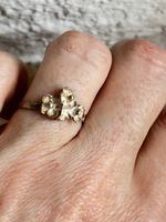 Vintage Ring 3 flowers (56/17.8mm)