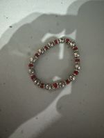 Bracciale con perline rosse e argento - Nuovo look!