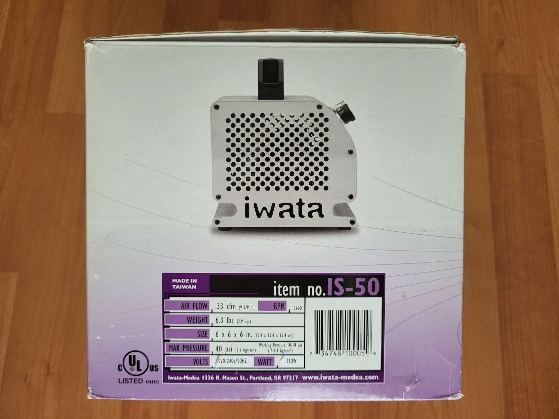 Tutti gli attrezzi: NEUER iwata studio Airbrush Kompressor - Silver Jet IS-50 – Nuovo e nell'imballaggio originale da Jonen venduto da Nabla31415 3