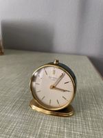 Vintage AMYRAL Tischuhr, 7 Rubis - Grünes Gehäuse Top!