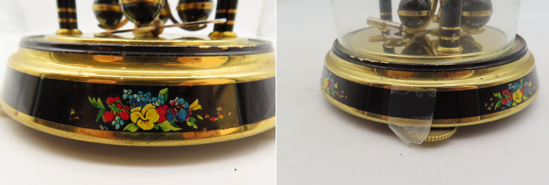 Pendules & Horloges murales: Schöne Hermle Uhr mit Drehpendel – D'occasion à Reinach BL par WBZ-Flohmarkt 8