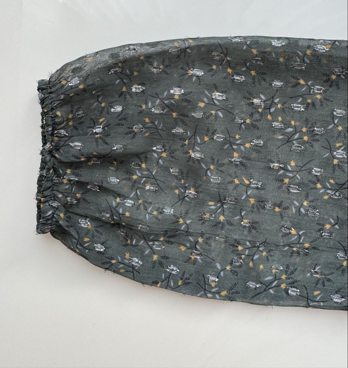 Camicette: Linea Tesini Bluse, Gr. 38, Olivgrün mit Blumenmuster – Nuovo (secondo la descrizione) da Zürich venduto da cli_fv8x 4