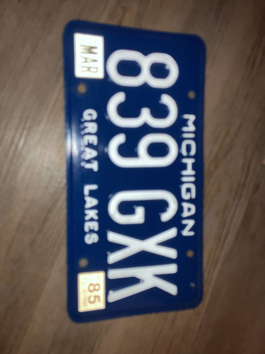 Schilder: Usa Nummernschild Michigan – Gebraucht aus Birrwil von nicole86ch