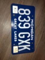Usa Nummernschild Michigan