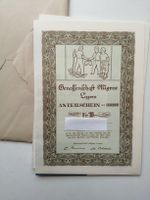 Migros Luzern Anteilschein Nr. 54290 - Historisches Dokument