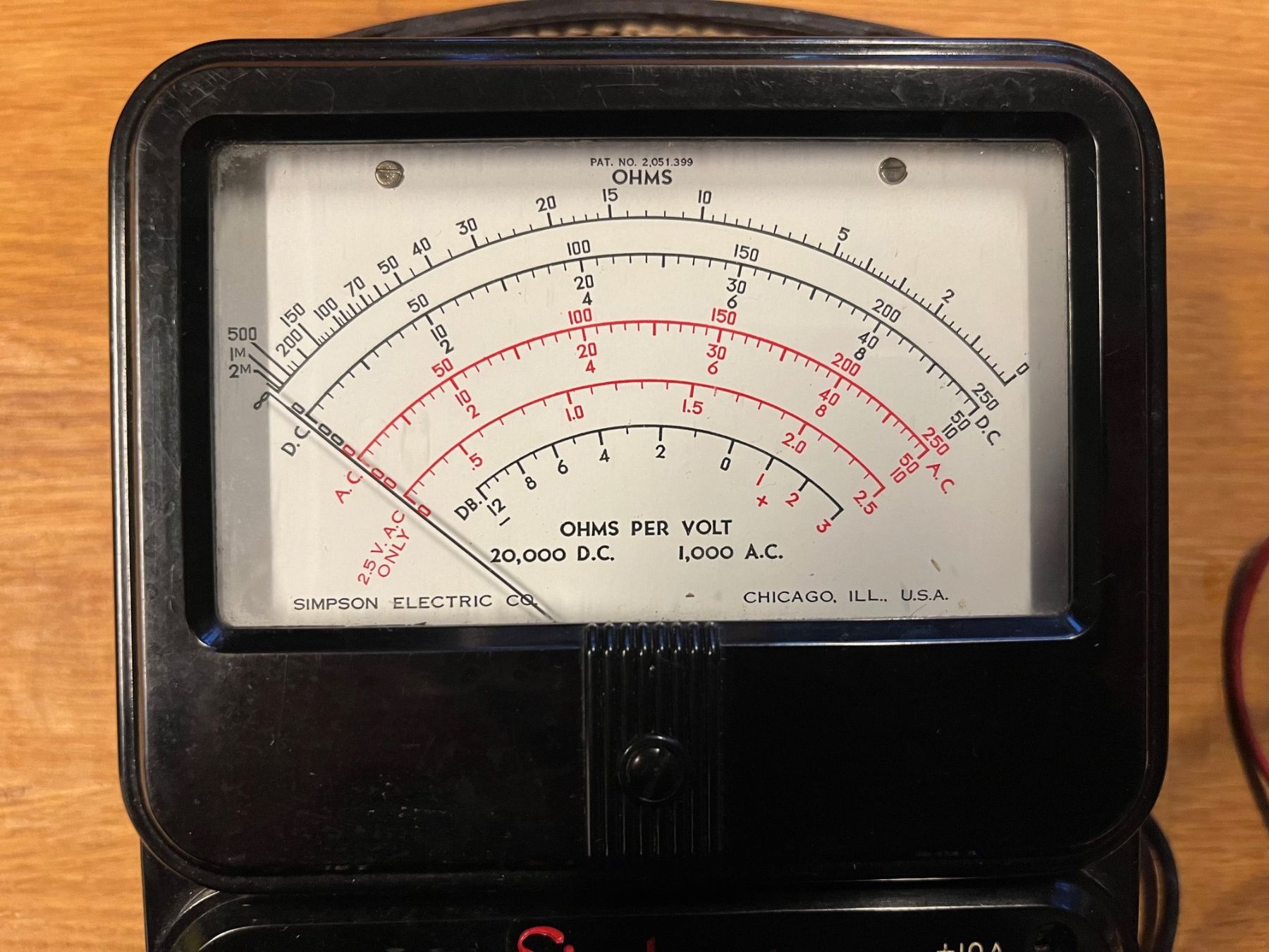 Misurare: Simpson Electric Model 260 Ohm Multi-Meter – Usato da Laufen venduto da Nuria44 2
