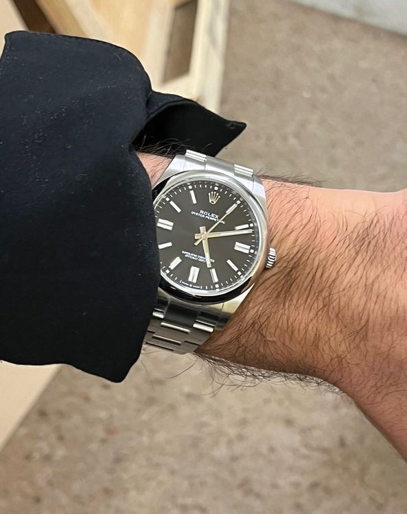 Rolex Oyster Perpetual 41 black Kaufen auf Ricardo