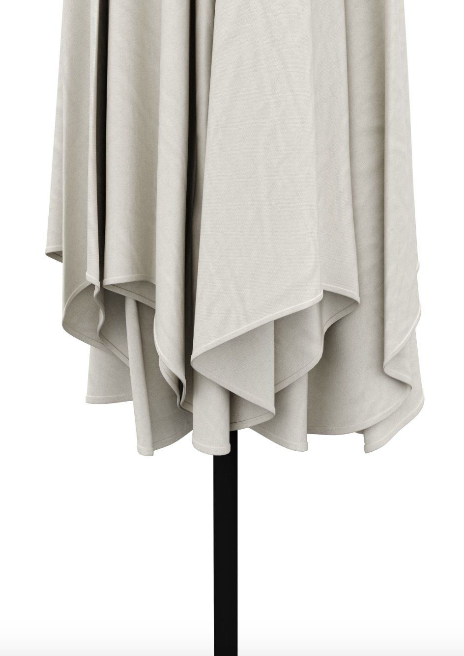 Ombrelloni: Sonnenschirm weiss 300 cm - Gratis Versand – Nuovo e nell'imballaggio originale da Kleinwangen venduto da Maluwa_GmbH 5