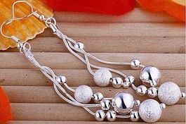 Ohrringe Ohrstecker Perlen Perle Silber Ohr Ohren Ring Ringe