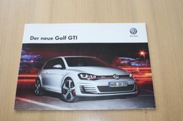 VW Golf GTI Prospekt 5/2013